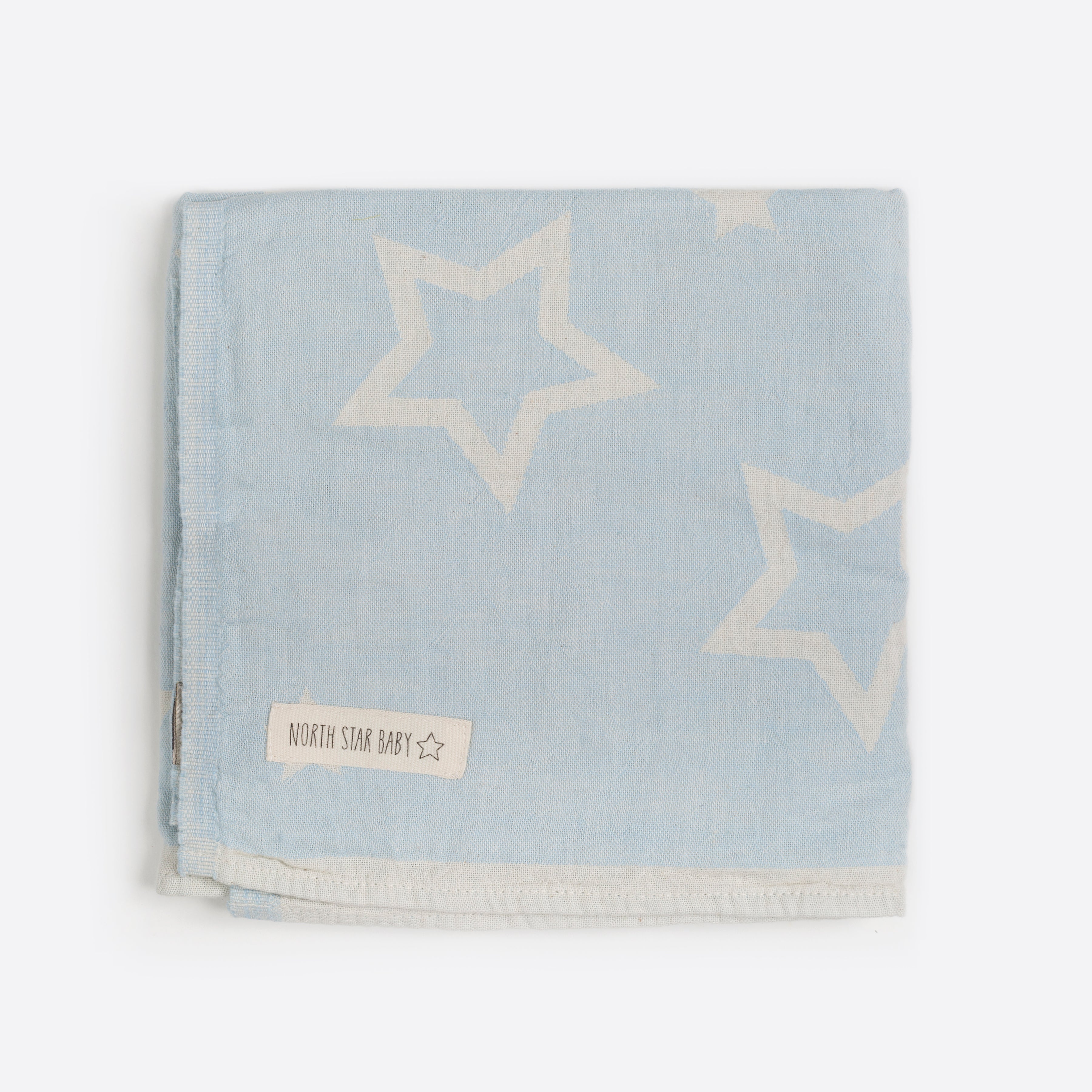 Blue Stars Baby Blanket NORTH STAR BABY