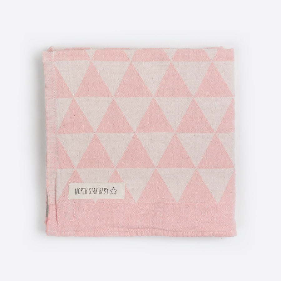 Pink Hills Baby Blanket