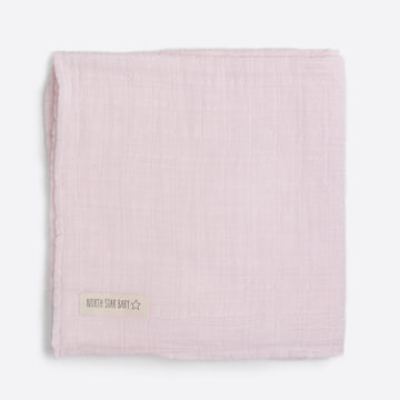 Pink Muslin Baby Swaddle Wrap