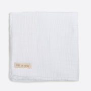 White Muslin Baby Swaddle Wrap
