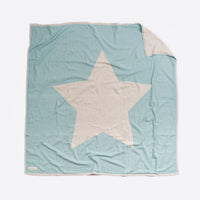 Mint North Star Baby Blanket