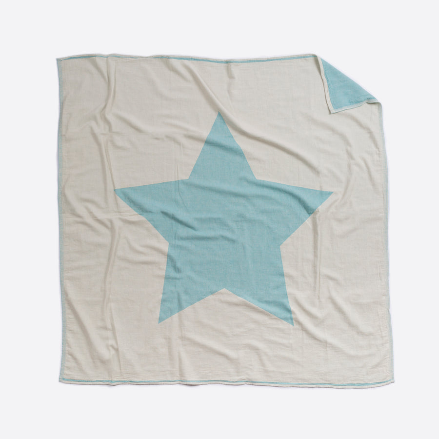 Mint North Star Baby Blanket