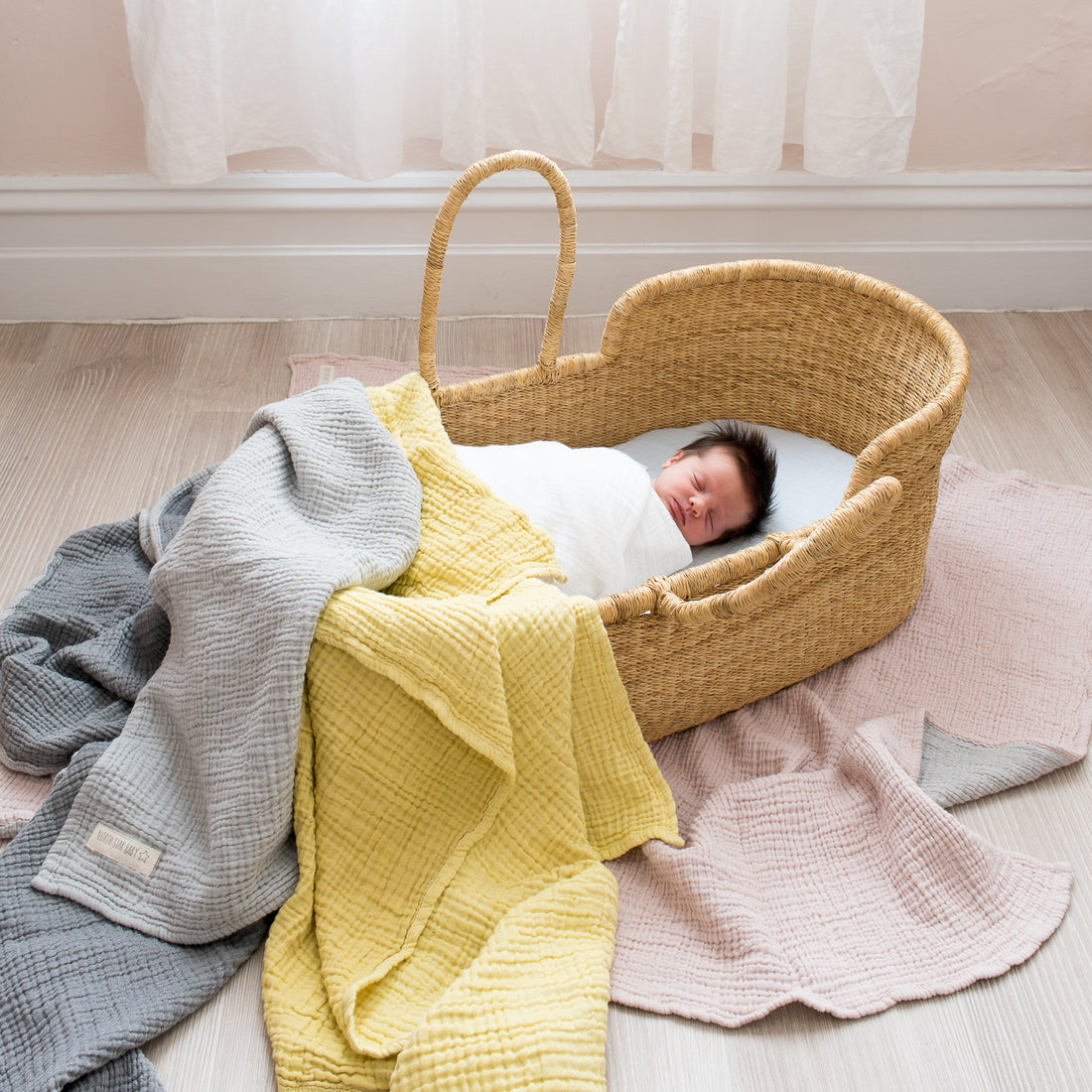 Yellow Bebek Baby Blanket